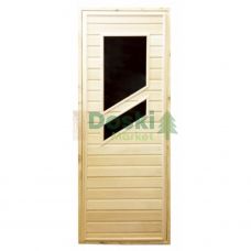 Дверь из липы (наборная, стекло) 60х600х1900